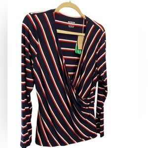 Boden NWT Hotch stripe jersey top